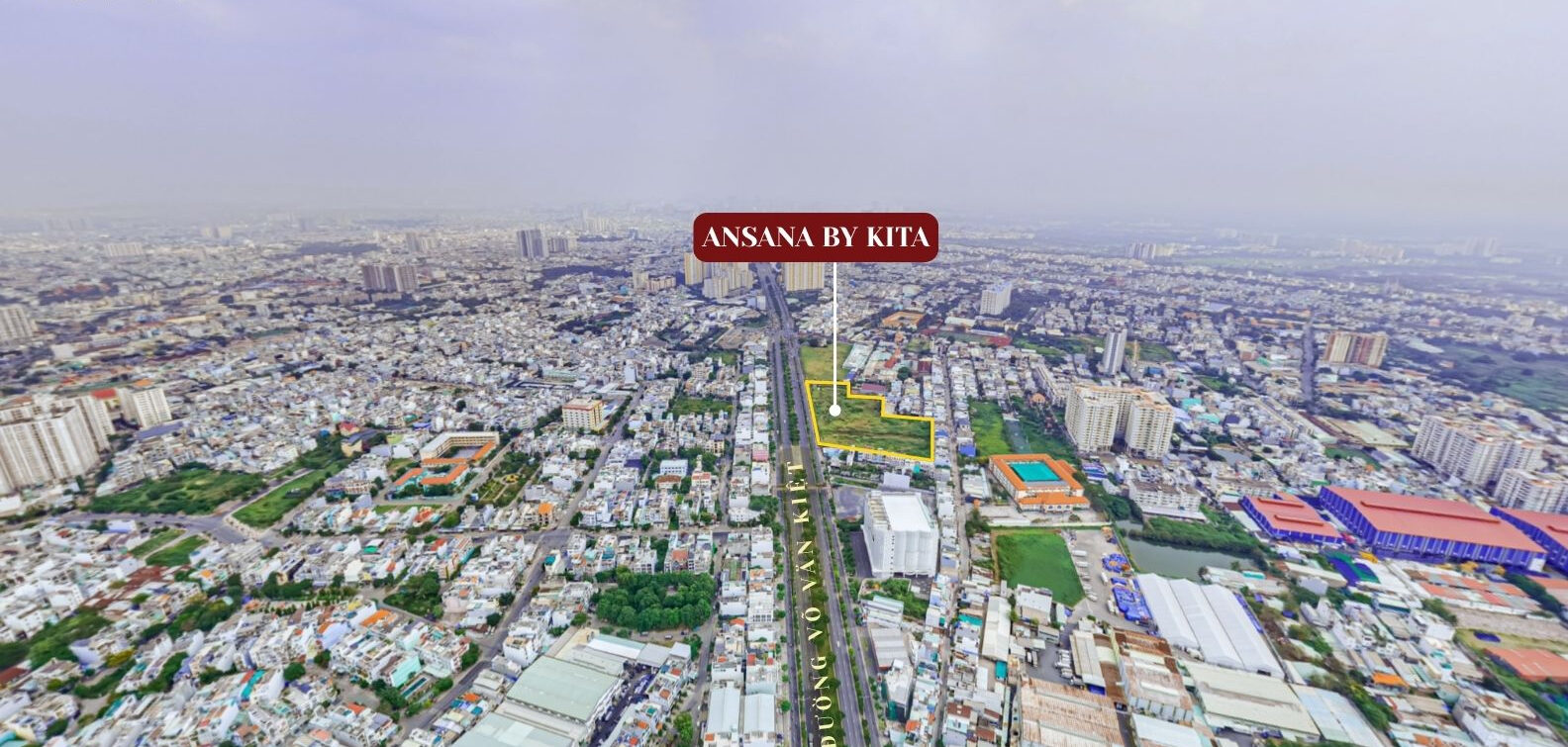 vị trí thực tế dự án