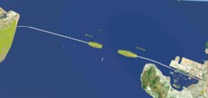 cầu vượt biển cần giờ đi vũng tàu có 15 km