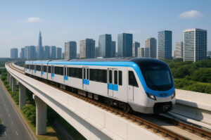 hình ảnh phối cảnh tuyến metro cần giờ