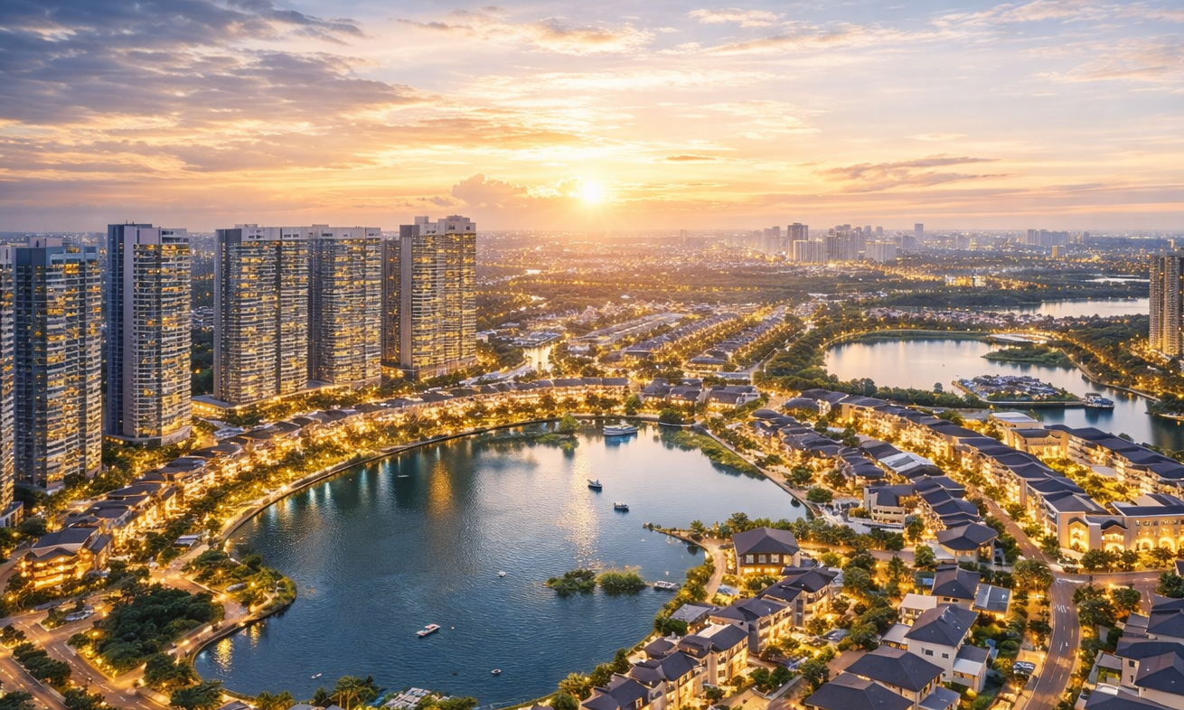 khu đô thị dự án được chúng tôi triển khai