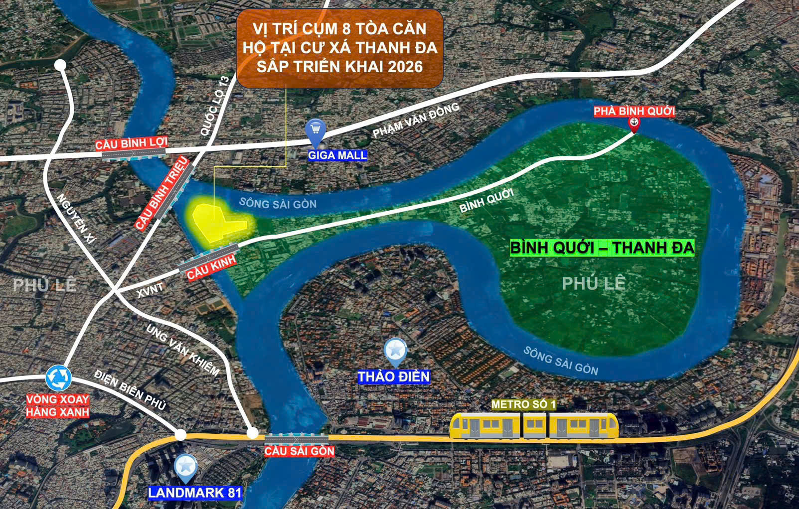vị trí dự án mastri thanh đa