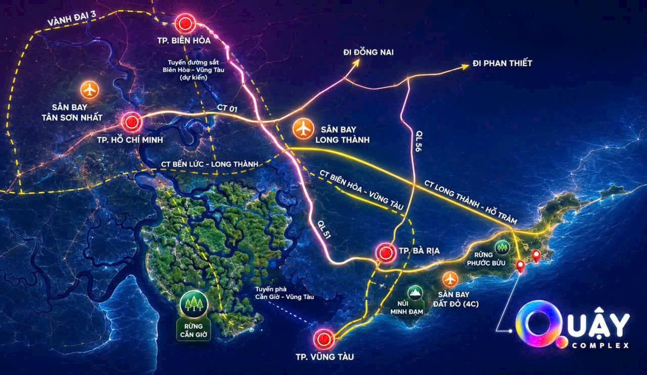 vị trí dự án Q Topia