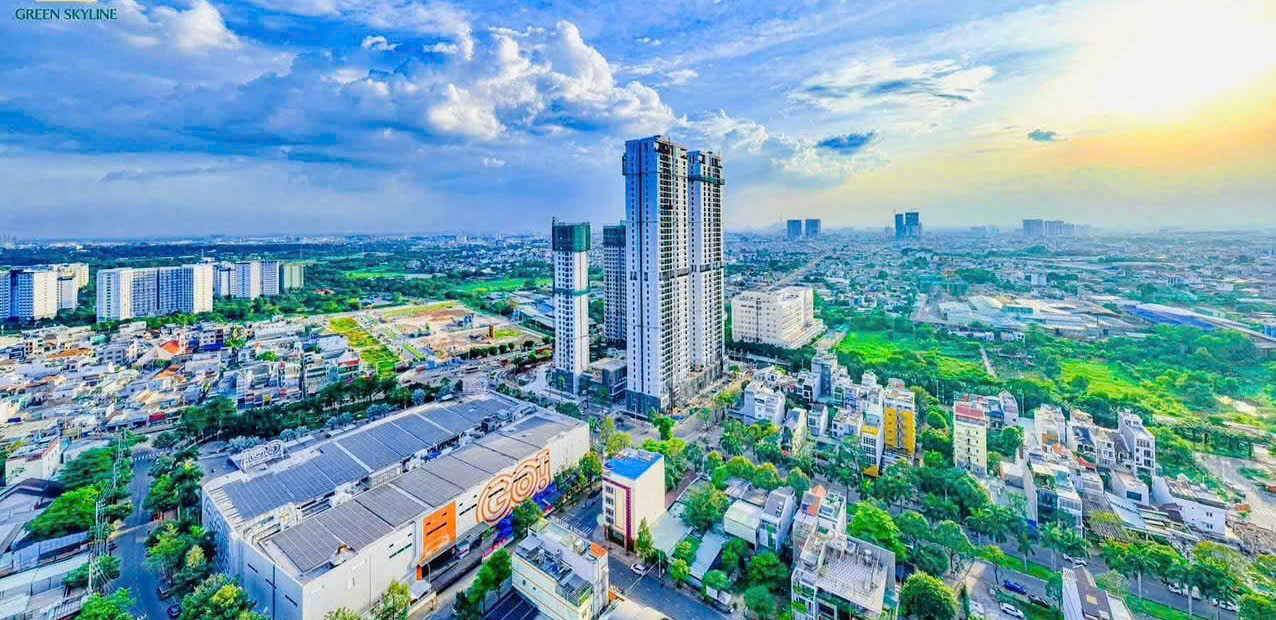 tiến độ dự án green skyline