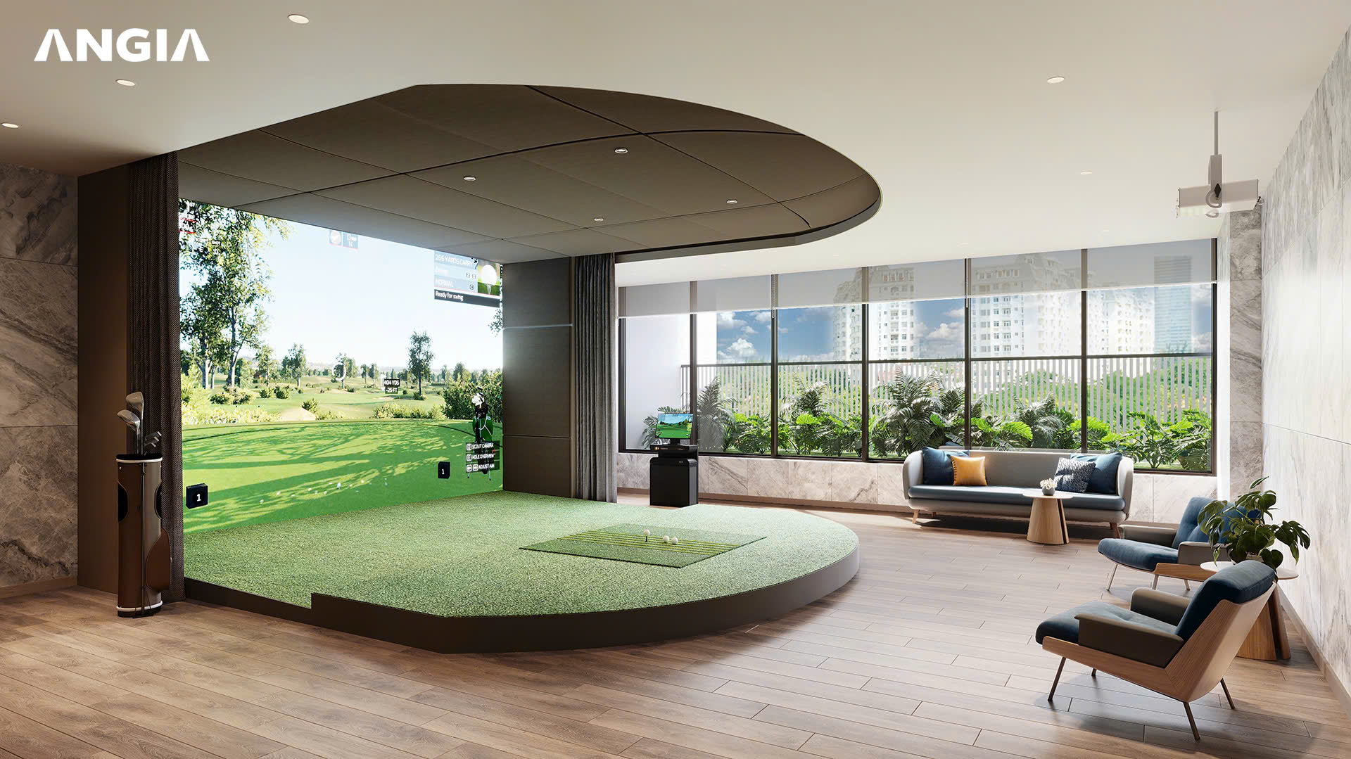 tiện ích sân tập golf