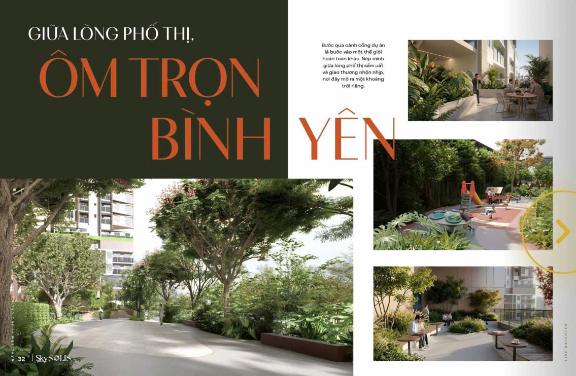 công viên tại dự án