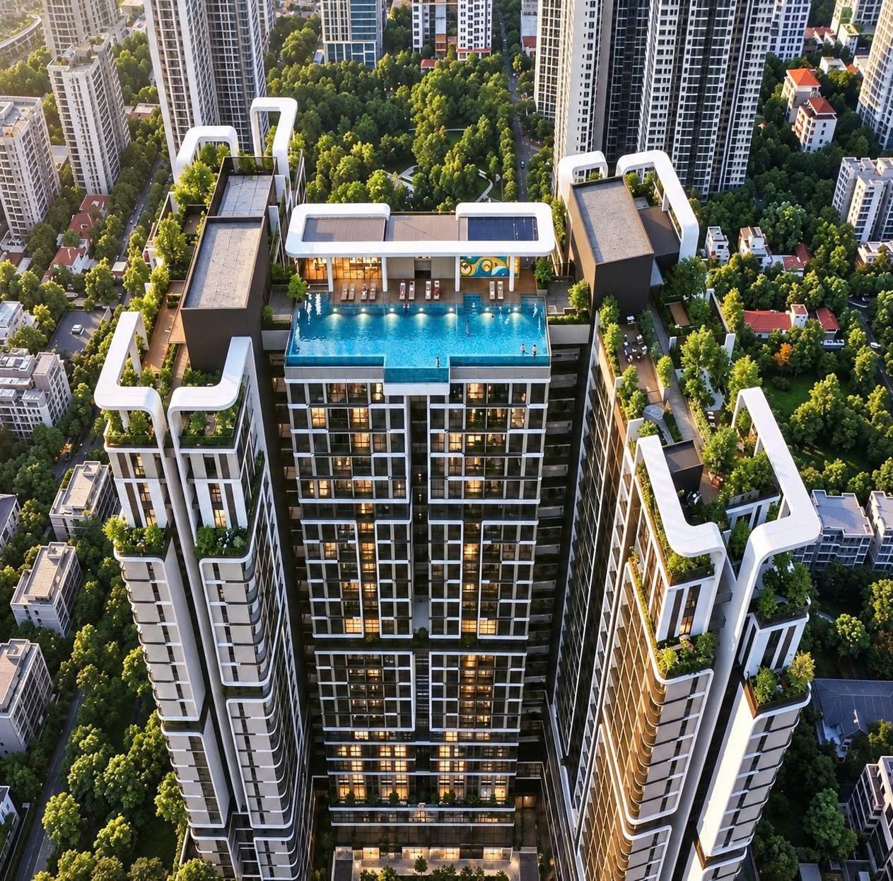 phối cảnh happy one elite