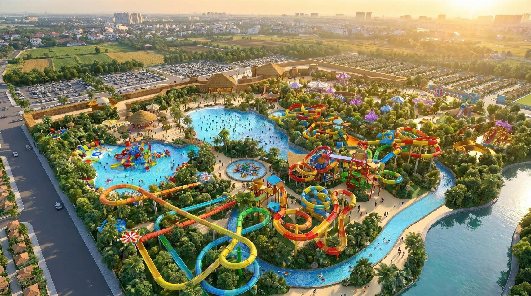 công viên nước tại dự án