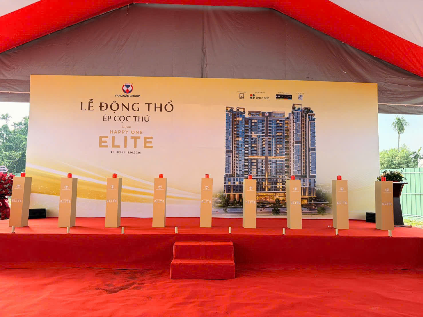lễ động thổ happy one elite